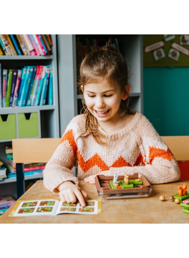 SmartGames Squirrels Go Nuts!, Fun IQ Brain Teaser Puzzle, Cognitive Development STEM Toy with 60+ Challenges, Travel Friendly Tabletop Educational Matching Puzzle Game, Suitable for Children Above 6+ - Image 2